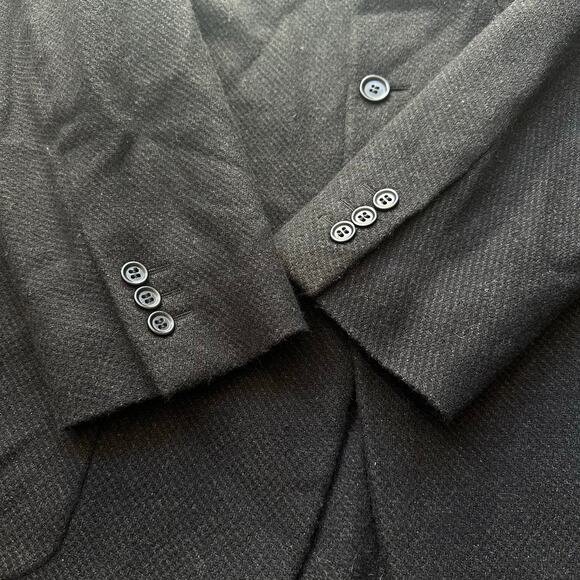 Ermenegildo Zegna cashmere sport coat jacket collar button front large - Picture 4 of 15